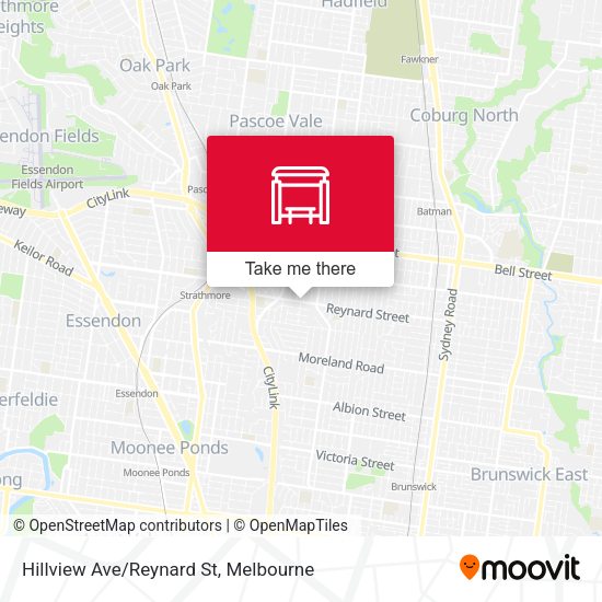 Hillview Ave/Reynard St map