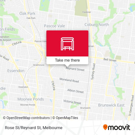 Rose St/Reynard St map