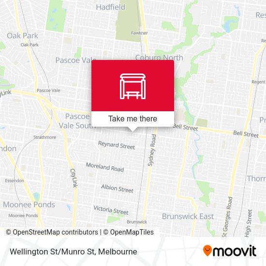 Wellington St/Munro St map