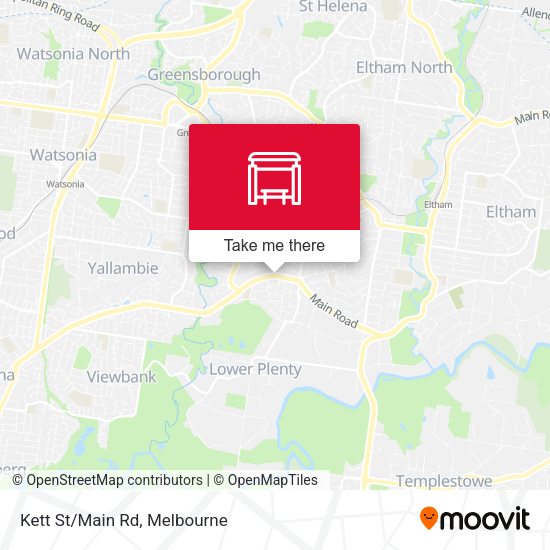 Kett St/Main Rd map