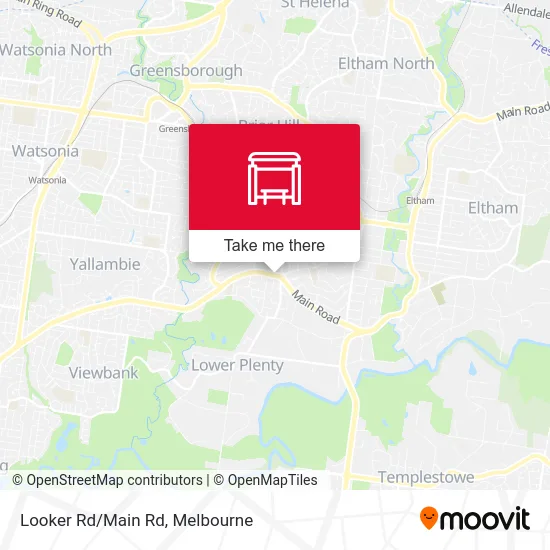 Mapa Looker Rd/Main Rd