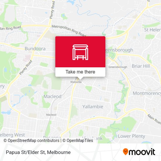 Papua St/Elder St map