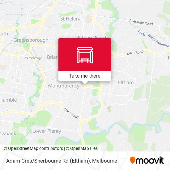 Adam Cres / Sherbourne Rd (Eltham) map