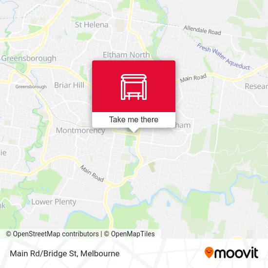 Mapa Main Rd/Bridge St