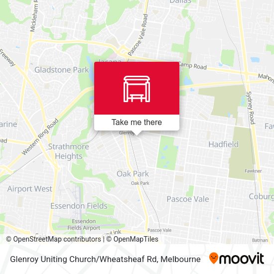 Glenroy Uniting Church / Wheatsheaf Rd map