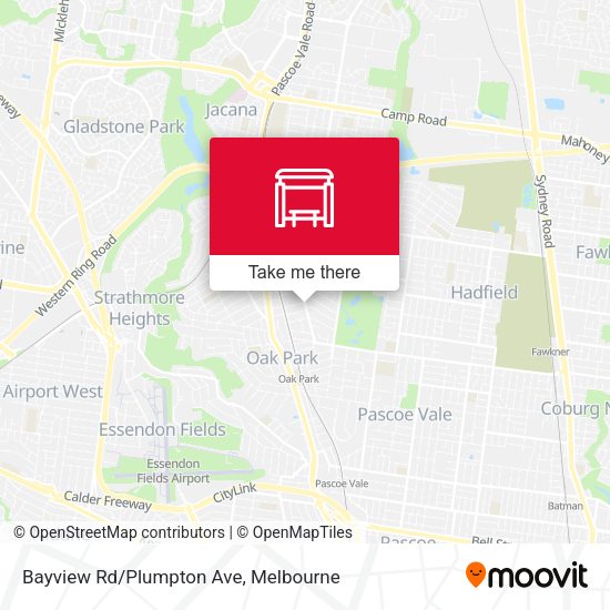 Bayview Rd/Plumpton Ave map