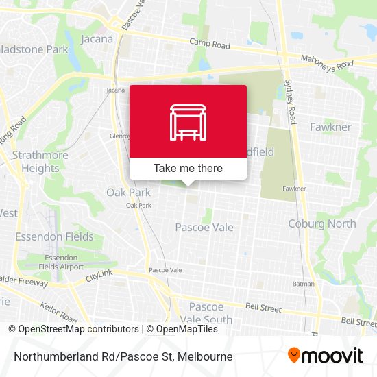 Northumberland Rd/Pascoe St map