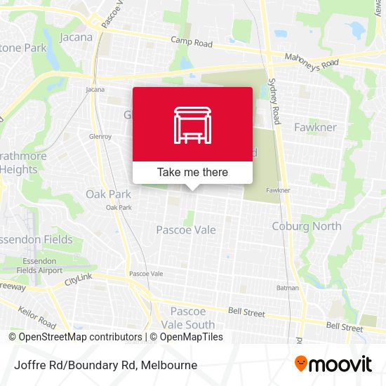 Joffre Rd/Boundary Rd map