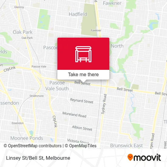 Mapa Linsey St/Bell St