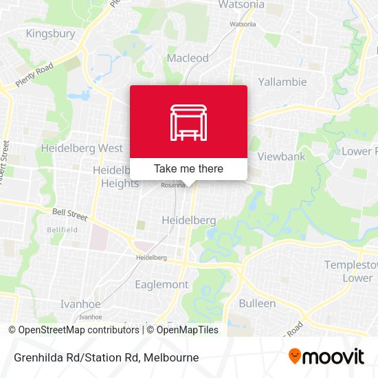 Grenhilda Rd/Station Rd map