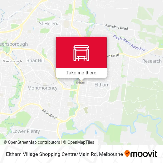 Eltham Village Shopping Centre / Main Rd map