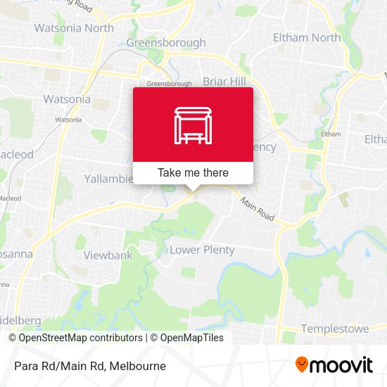 Para Rd/Main Rd map