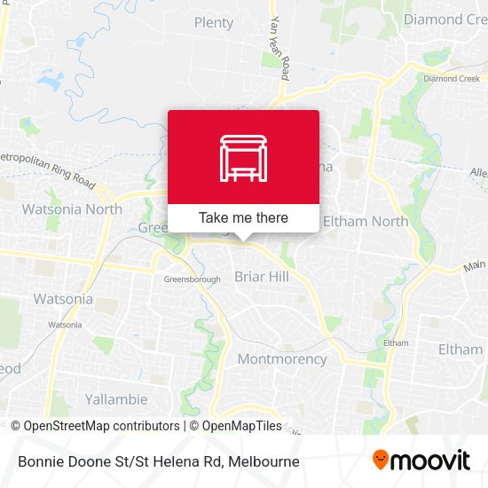 Bonnie Doone St/St Helena Rd map