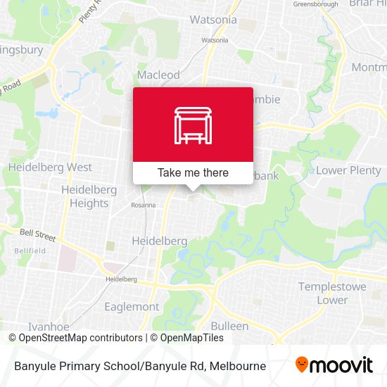 Banyule Primary School / Banyule Rd map