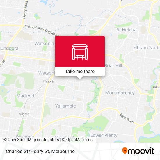 Charles St/Henry St map