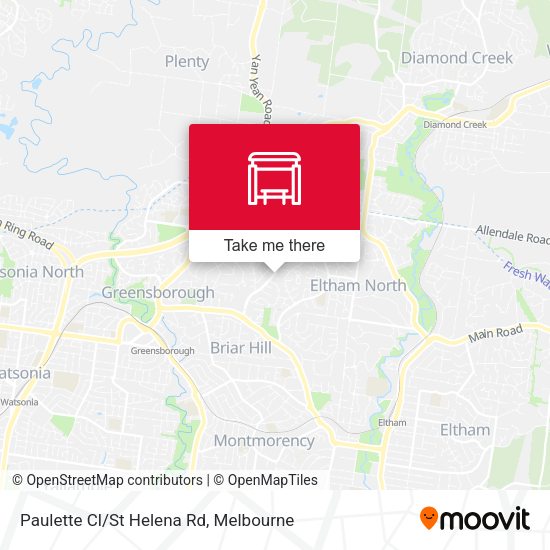 Paulette Cl/St Helena Rd map