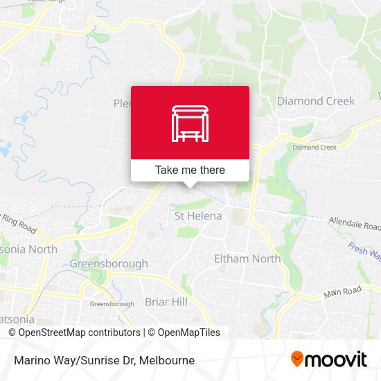Marino Way/Sunrise Dr map