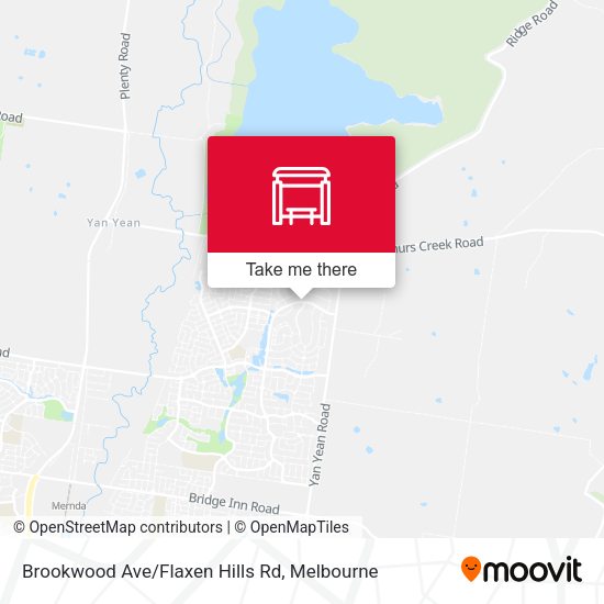 Brookwood Ave/Flaxen Hills Rd map