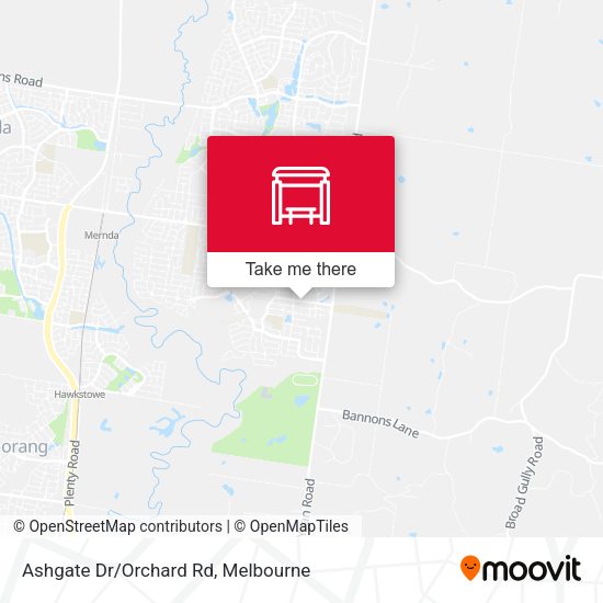 Ashgate Dr/Orchard Rd map