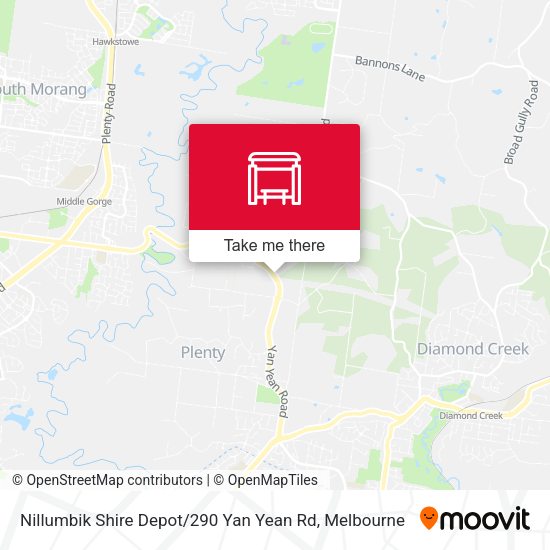 Nillumbik Shire Depot / 290 Yan Yean Rd map