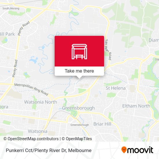 Punkerri Cct/Plenty River Dr map