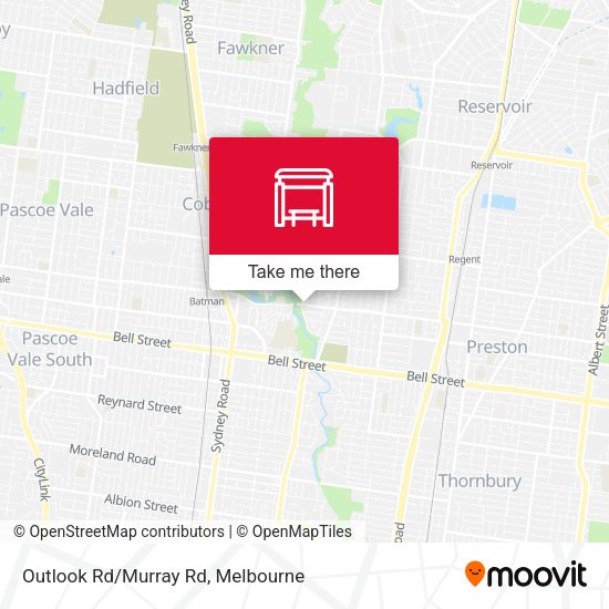 Outlook Rd/Murray Rd map