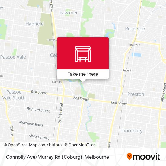 Connolly Ave / Murray Rd (Coburg) map