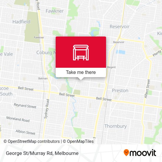 George St/Murray Rd map