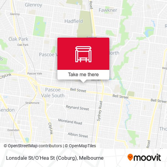 Lonsdale St/O'Hea St (Coburg) map
