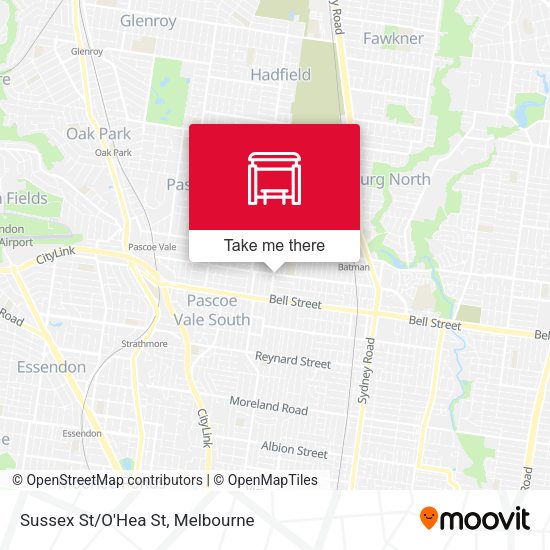 Sussex St/O'Hea St map