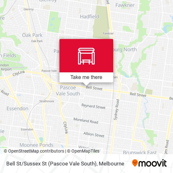 Bell St / Sussex St (Pascoe Vale South) map