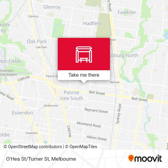 O'Hea St/Turner St map