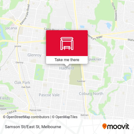 Samson St/East St map