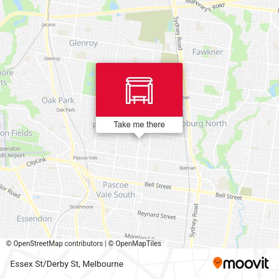 Essex St/Derby St map