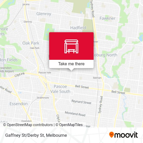 Gaffney St/Derby St map