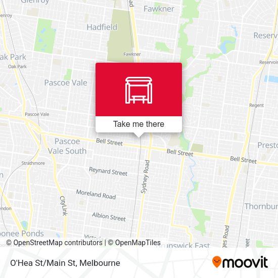 O'Hea St/Main St map
