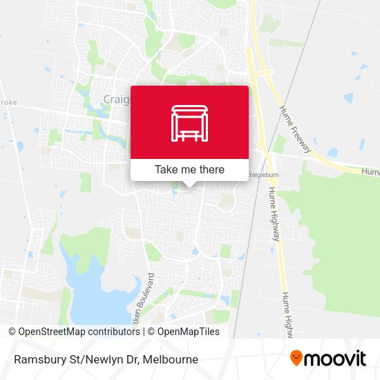 Ramsbury St/Newlyn Dr map