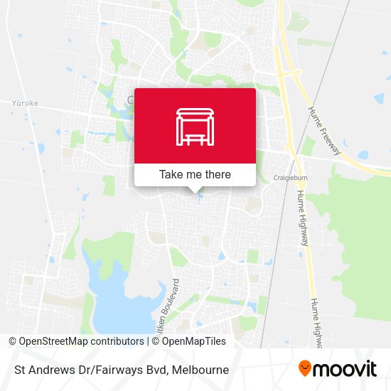 St Andrews Dr/Fairways Bvd map
