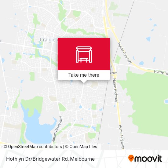 Hothlyn Dr/Bridgewater Rd map