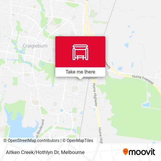 Aitken Creek/Hothlyn Dr map