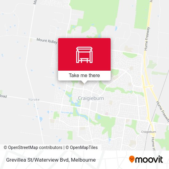 Grevillea St/Waterview Bvd map