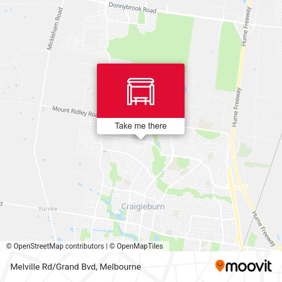 Melville Rd/Grand Bvd map