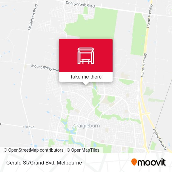 Gerald St/Grand Bvd map
