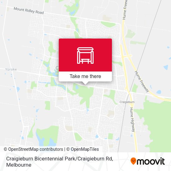 Craigieburn Bicentennial Park / Craigieburn Rd map