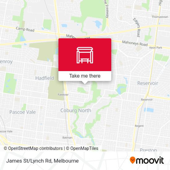 James St/Lynch Rd map