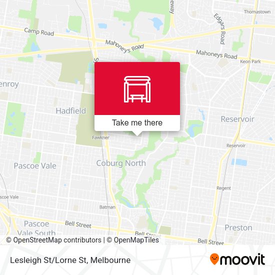 Lesleigh St/Lorne St map