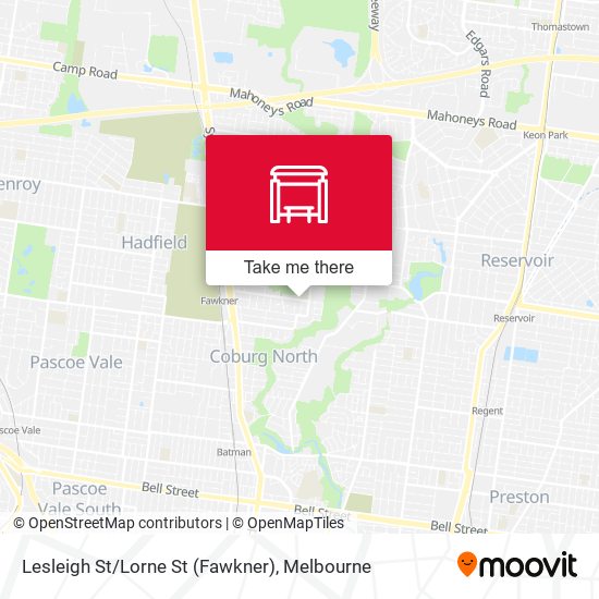 Lesleigh St/Lorne St (Fawkner) map