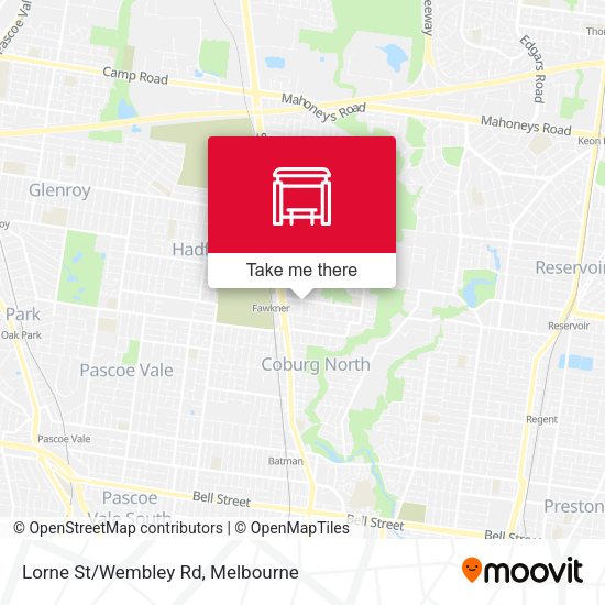 Lorne St/Wembley Rd map