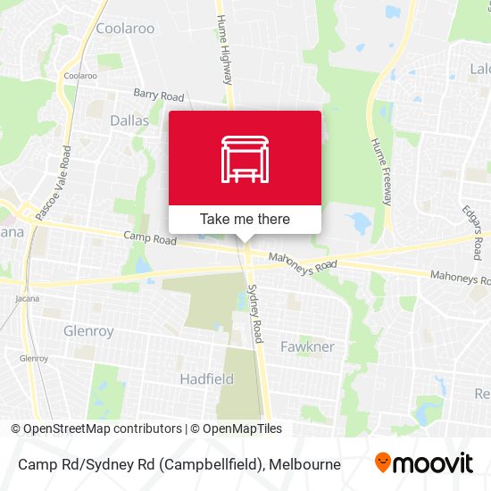 Mapa Camp Rd / Sydney Rd (Campbellfield)