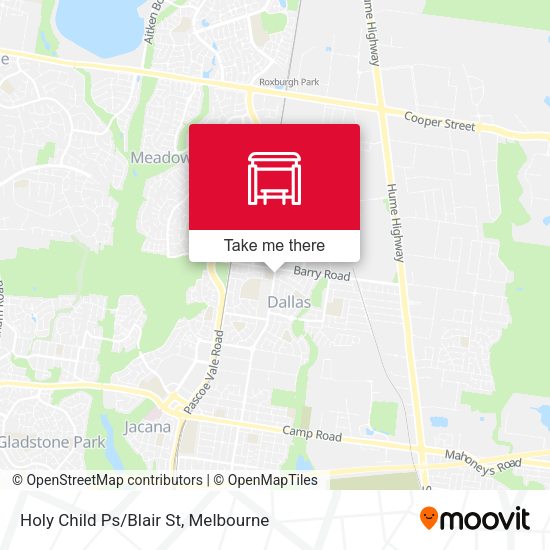 Holy Child Ps/Blair St map